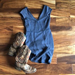 Free People Denim Bodycon Dress